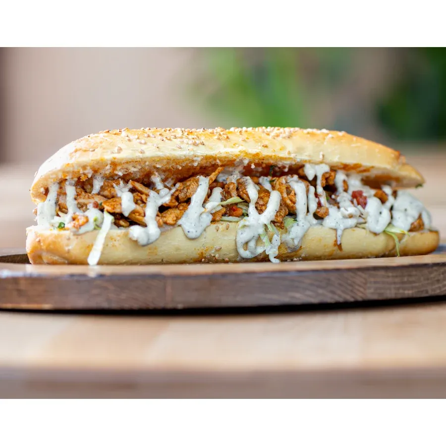 Chicken bread w/ garlic sauce