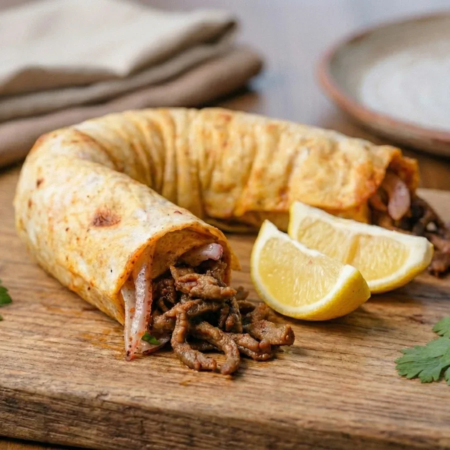 Beef wrap